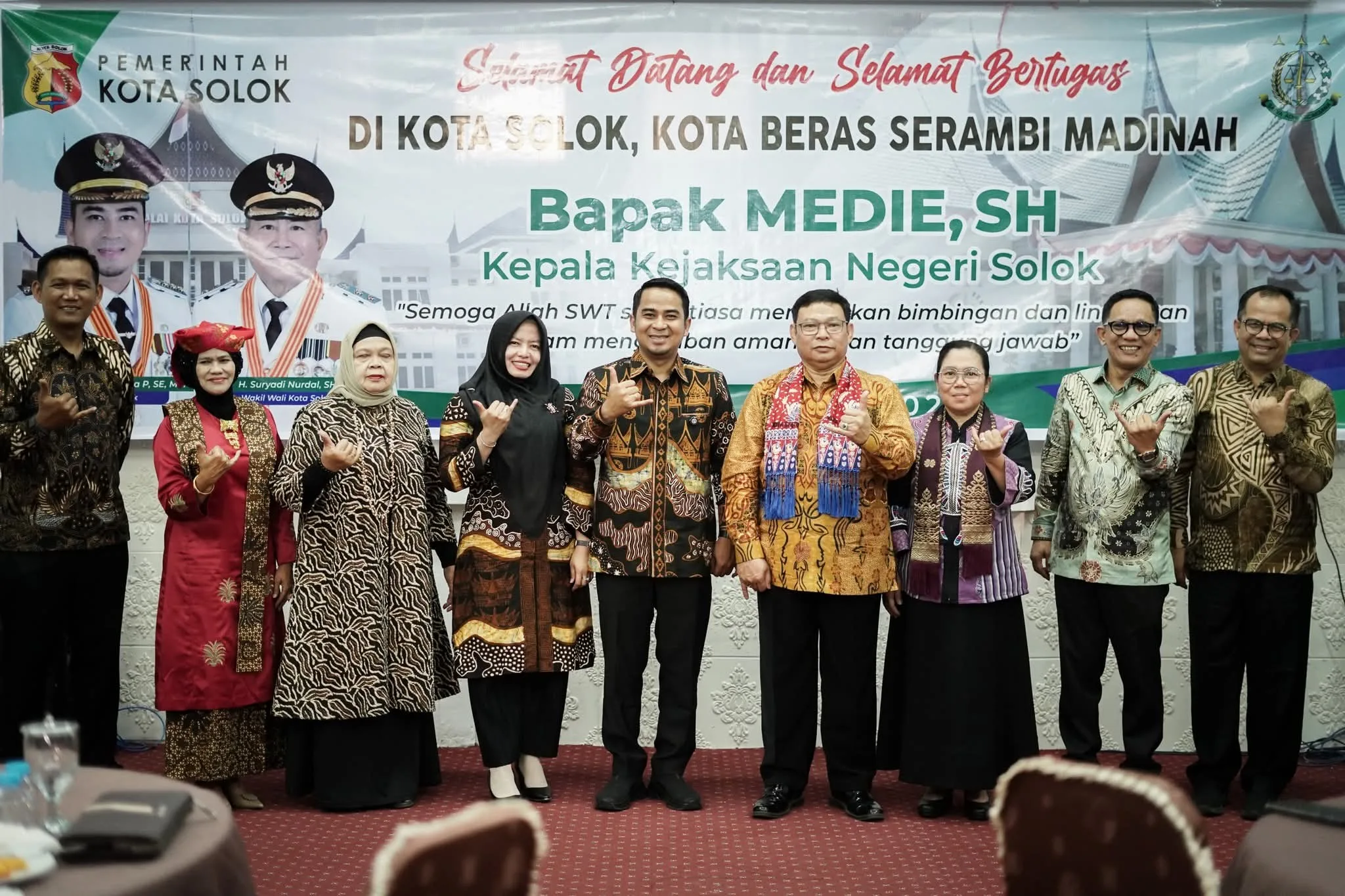 Pererat Sinergi Penegakan Hukum, Wali Kota Solok Sambut Hangat Kajari Baru