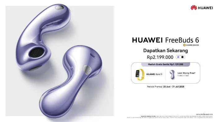 Rilis di Indonesia, Yuk Intip Harga dan Kecanggihan yang Ditawarkan Huawei FreeBuds 6