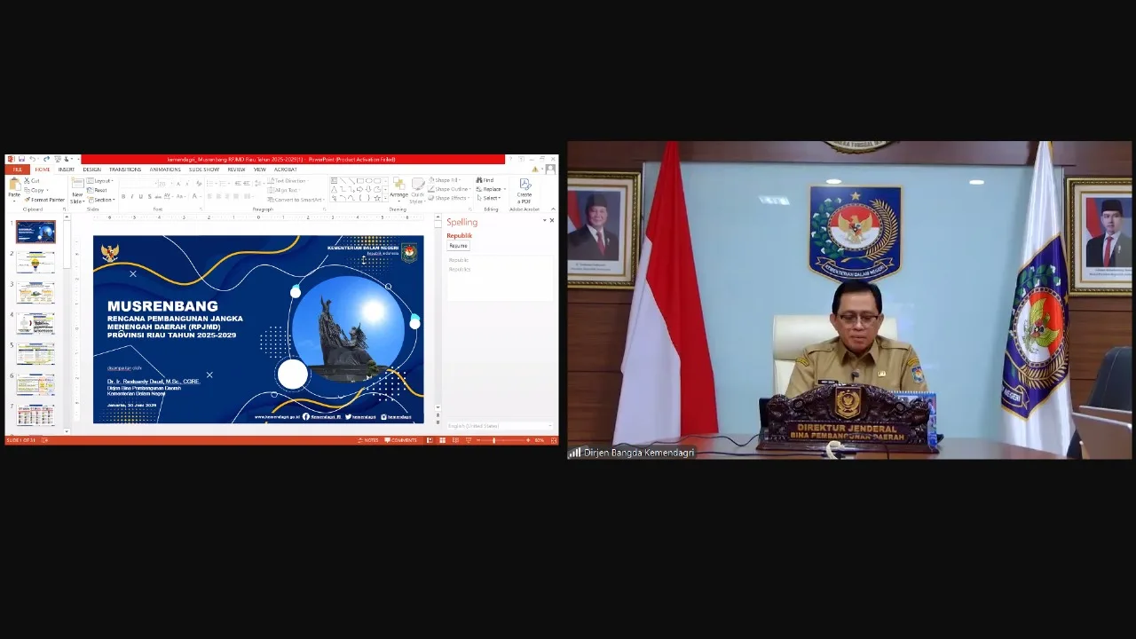 Restuardy Daud: Tantangan Daerah Harus Dijawab Lewat Perencanaan yang Tepat