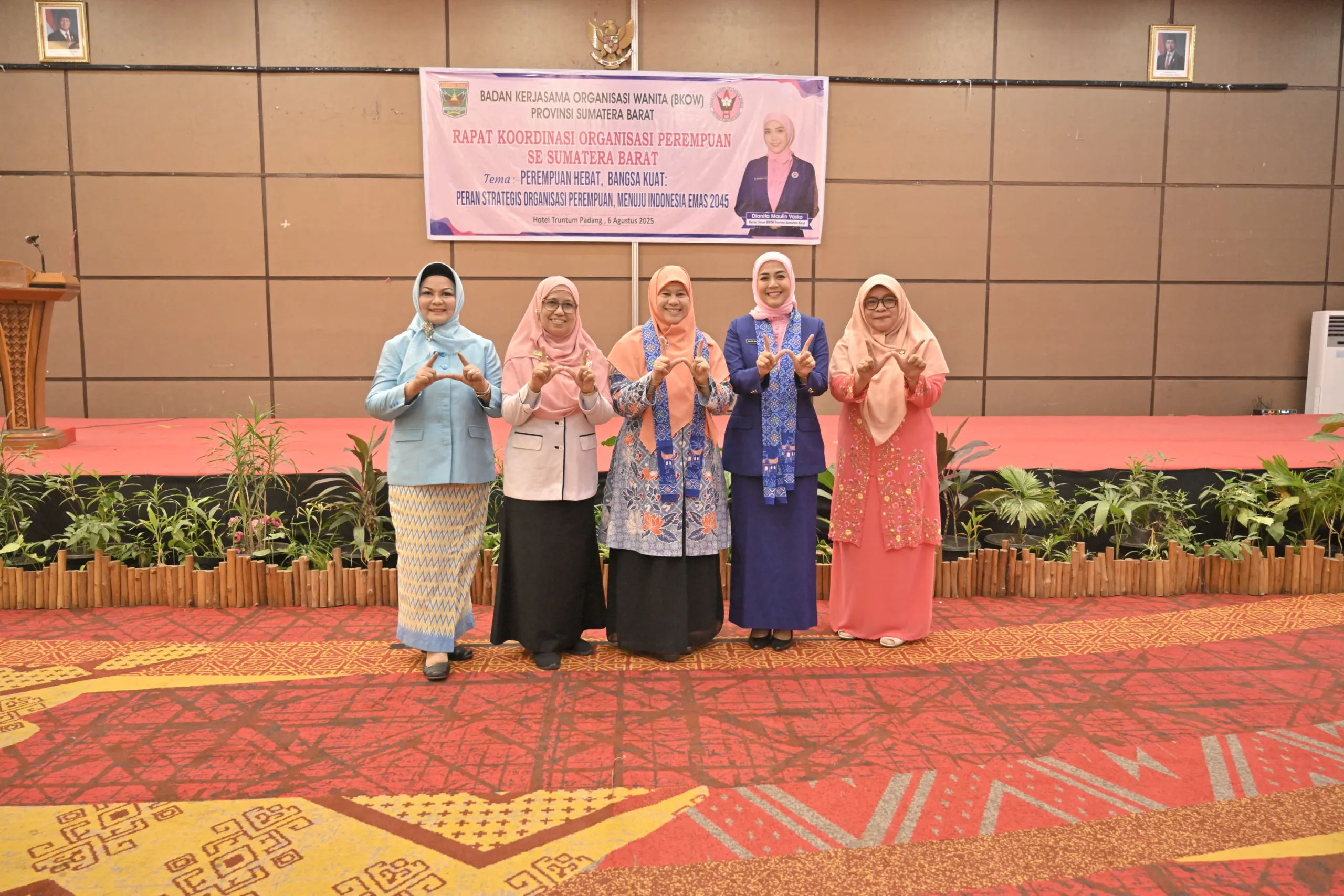 BKOW Sumbar Gelar Rakor, Perkuat Peran Perempuan dalam Pembangunan