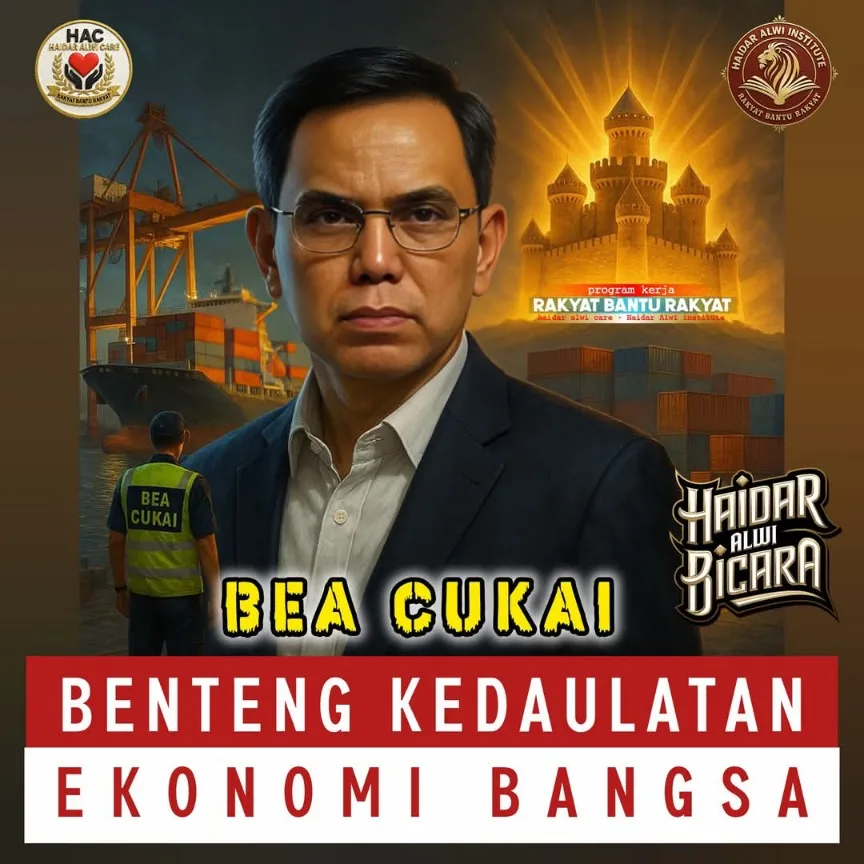 Haidar Alwi Apresiasi Kinerja Bea Cukai di Bawah Komando Djaka Budhi Utama