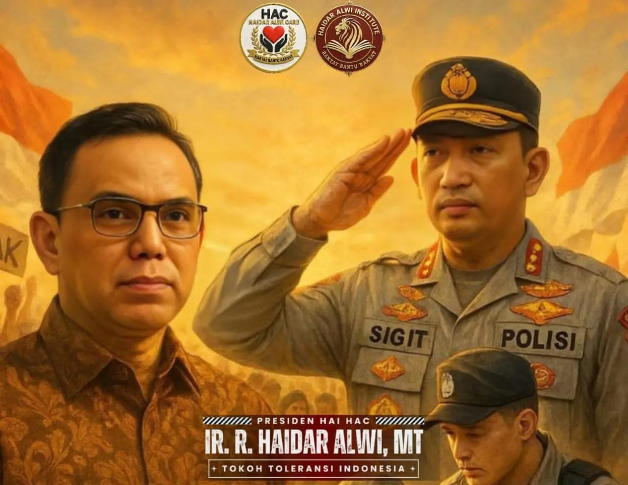 Insiden Ojol Terlindas Adalah Duka Bersama, Haidar Alwi: Rakyat dan Polisi Harus Saling Menghargai