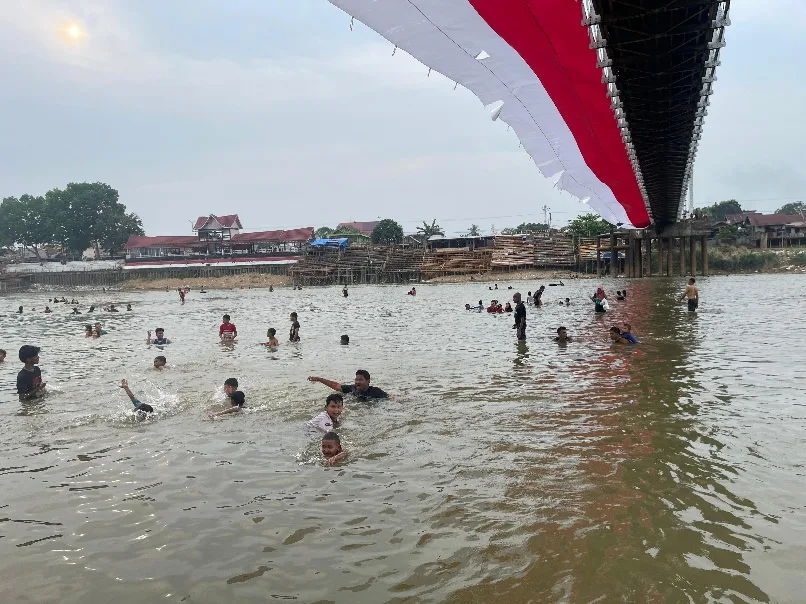Operasi PETI Polda Riau Berhasil Bikin Air Sungai Kuantan Kembali Jernih, LAMR dan Pemda Sampaikan Apriasi