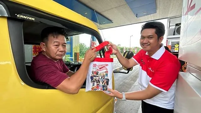 HKA Gelar Aksi Simpatik, Menyapa Pengguna Jalan Tol Serempak di 16 Ruas Operasi