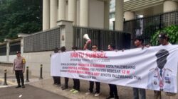 Aksi Demo HANTU Sumsel: Wali Kota Palembang Ratu Dewa Diduga Terlibat Fee Proyek Pendidikan Rp84 Miliar