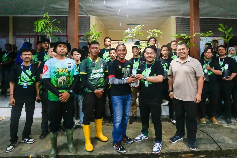 Mahasiswa Green Leadership Academy Tanam Semangat Baru di Tabung Harmoni Hijau