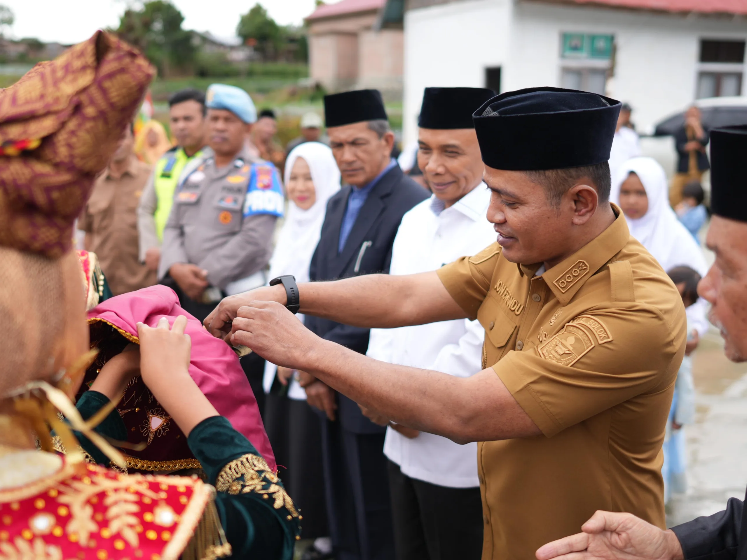 Peletakan Batu Pertama Pembangunan Laboratorium IPA dan Komputer MTs Nurul Ilmi Salimpat