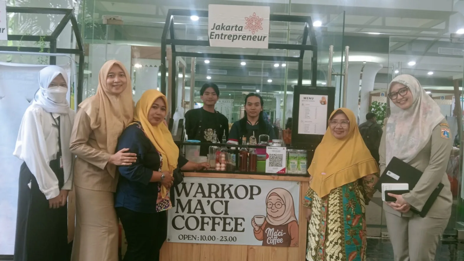 Ma'Ci Coffee Koja, Semangat Wirausaha Muda Pada Bazar PKK Expo 2025 di Balaikota