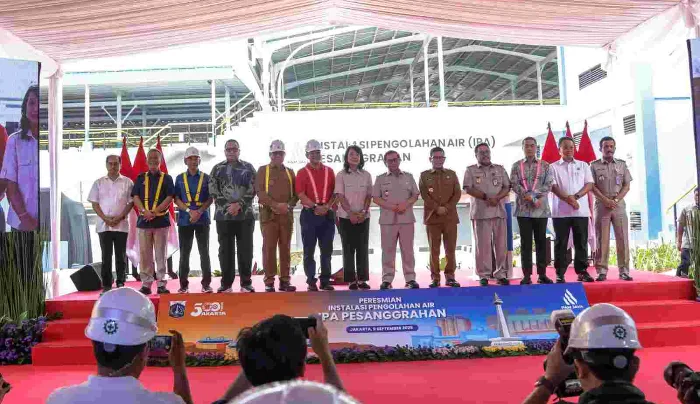 Menuju Target 100 Persen Air Bersih 2029, Gubernur Pramono Resmikan IPA Pesanggrahan