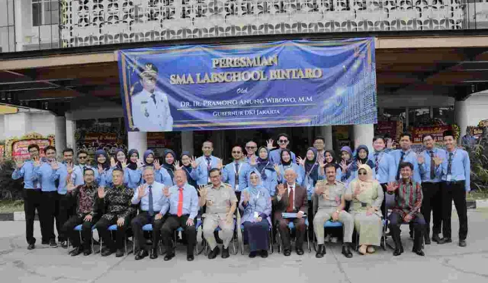 Dorong Pendidikan Berdaya Saing Global, Gubernur Pramono Resmikan Labschool Bintaro
