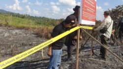 Cegah Karhutla di Riau, Pemda dan Jajaran Forkompinda Bagikan Plang Larangan Aktivitas di Area Karhutla