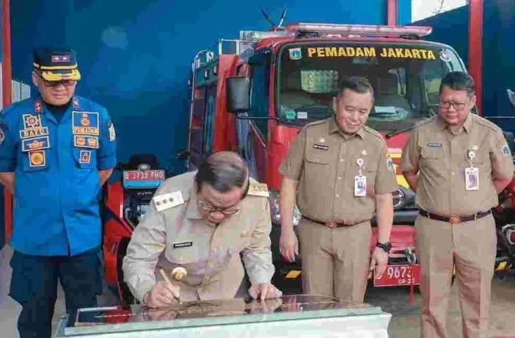 Resmikan Pos Damkar Kebayoran Baru Utara, Gubernur Pramono: Lebih Sigap dan Tepat Sasaran