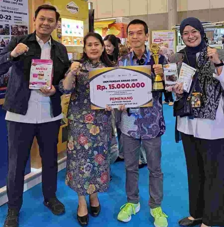 Pelaku Usaha Binaan Dinas PPKUKM DKI Jakarta Raih UKM Pangan Award 2025