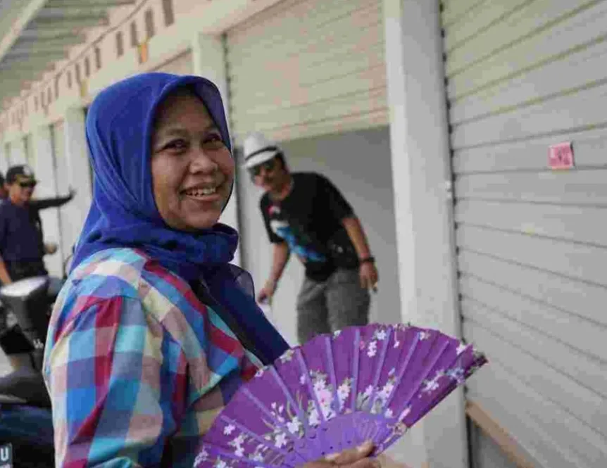 Para Pedagang Antusias Menempati Kios di Sentra Fauna dan Kuliner Lenteng Agung