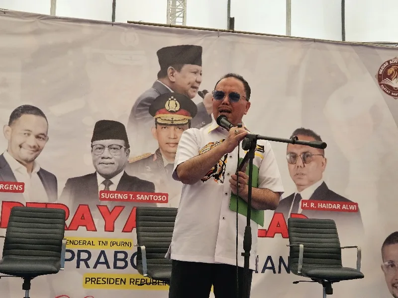 Gelar Milad Prabowo Bersama Ribuan Warga di Velodrome, Haidar Alwi: Polri Harus Tetap di Bawah Presiden