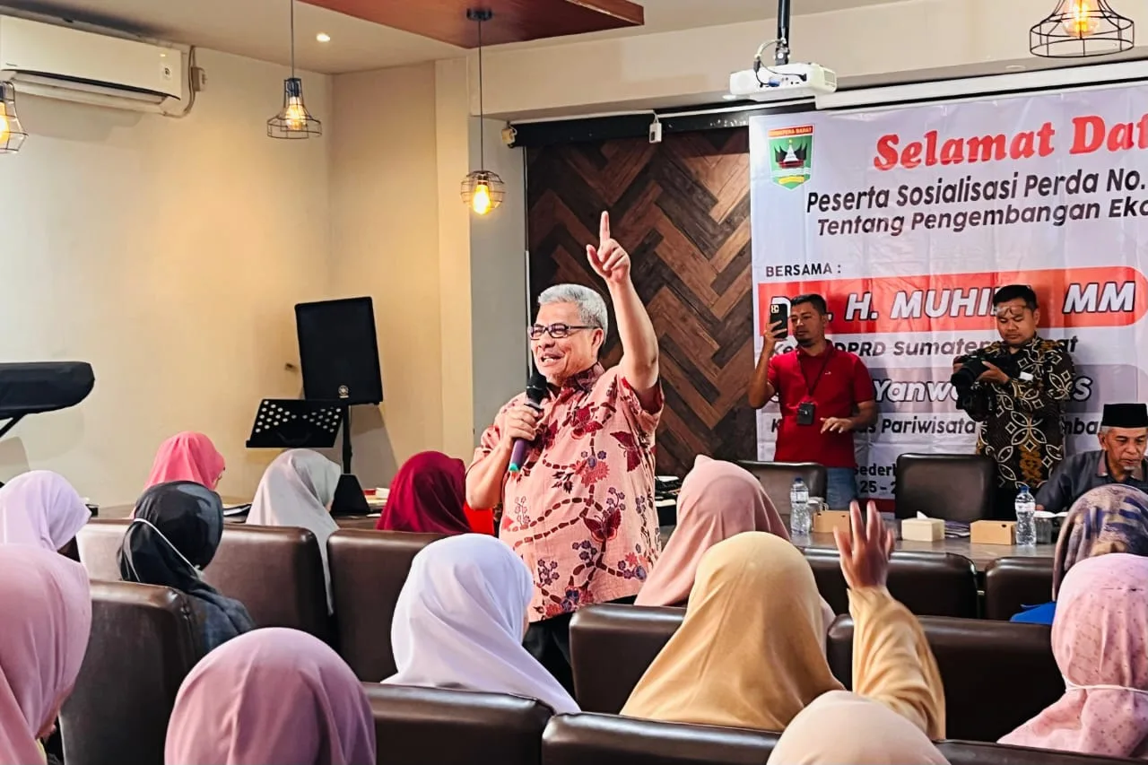 Ketua DPRD Sumbar Muhidi Gelar Sosper No. 2 Tahun 2023, Dorong Pengembangan Ekonomi Kreatif