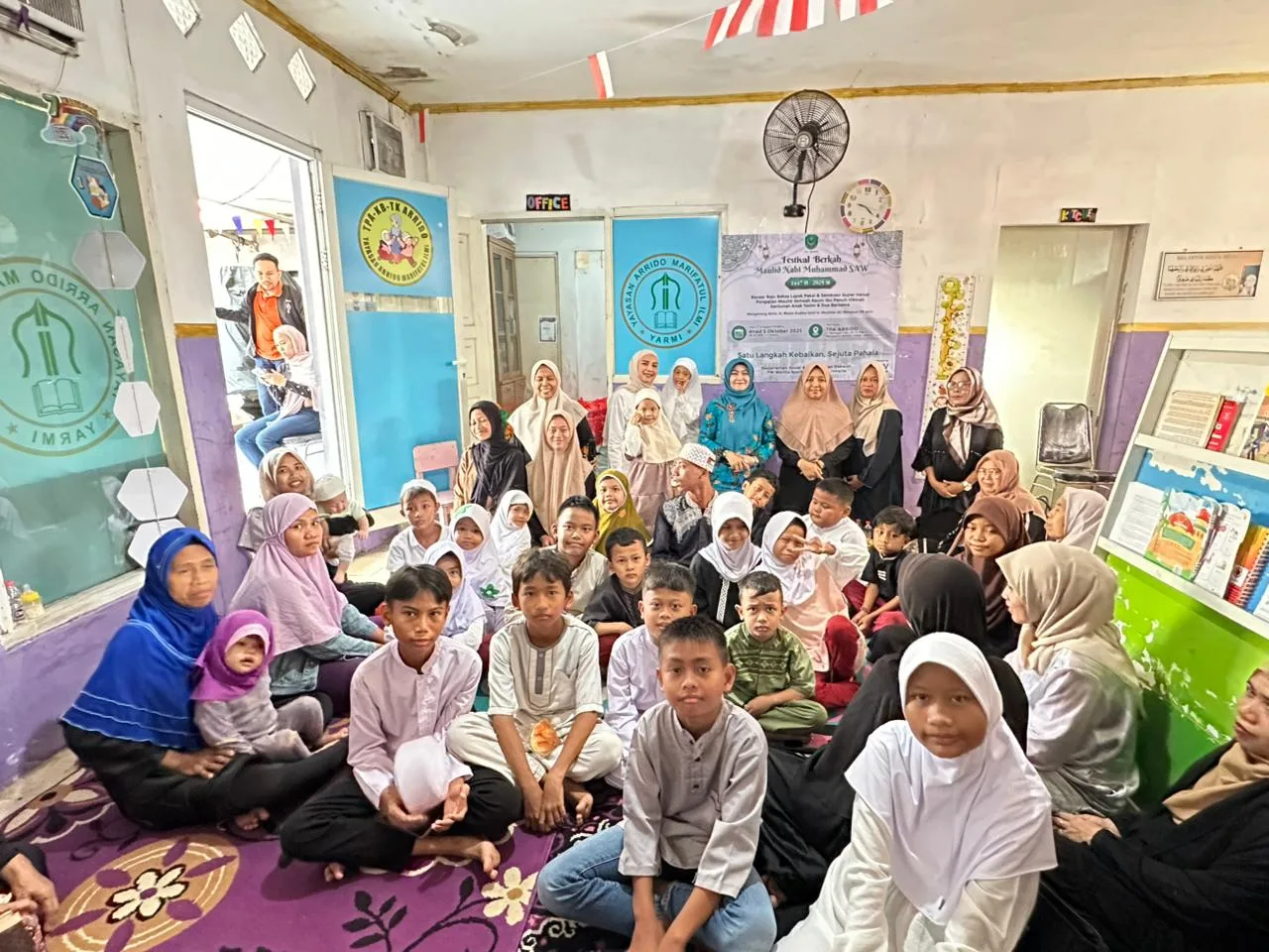 WSI DKI Gelar Bazar Murah, Santunan Anak Yatim, dan Festival Berkah di Yayasan Arrido Marifatul Ilmi, Tebet, Jakarta Selatan