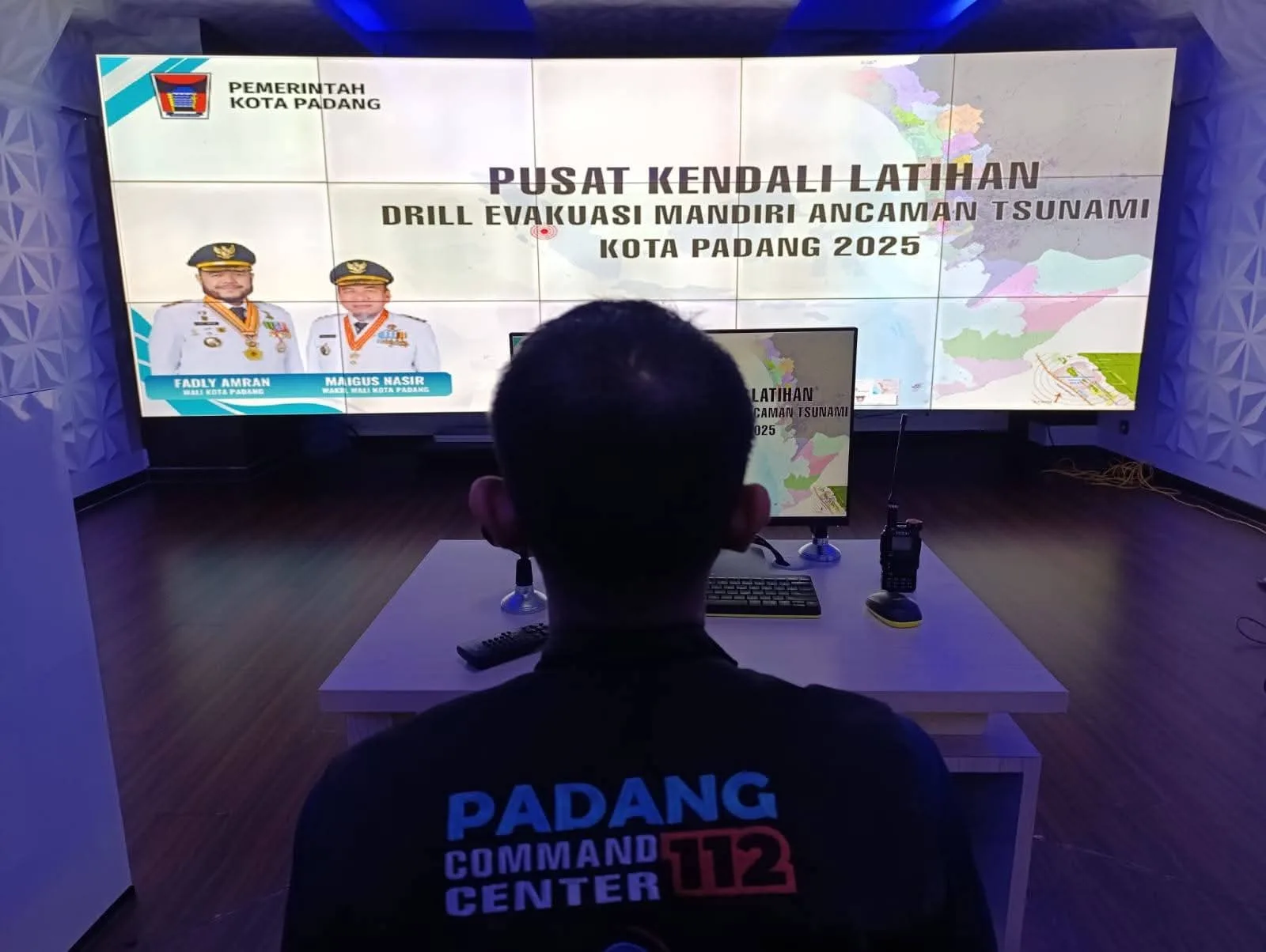 Pusdalops BPBD Laporkan Gempa 8,8 SR dan Tsunami Landa Padang