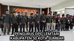 Pengukuhan Lemtari Lima Puluh Kota Dihadiri Pejabat Daerah dan Tokoh Masyarakat