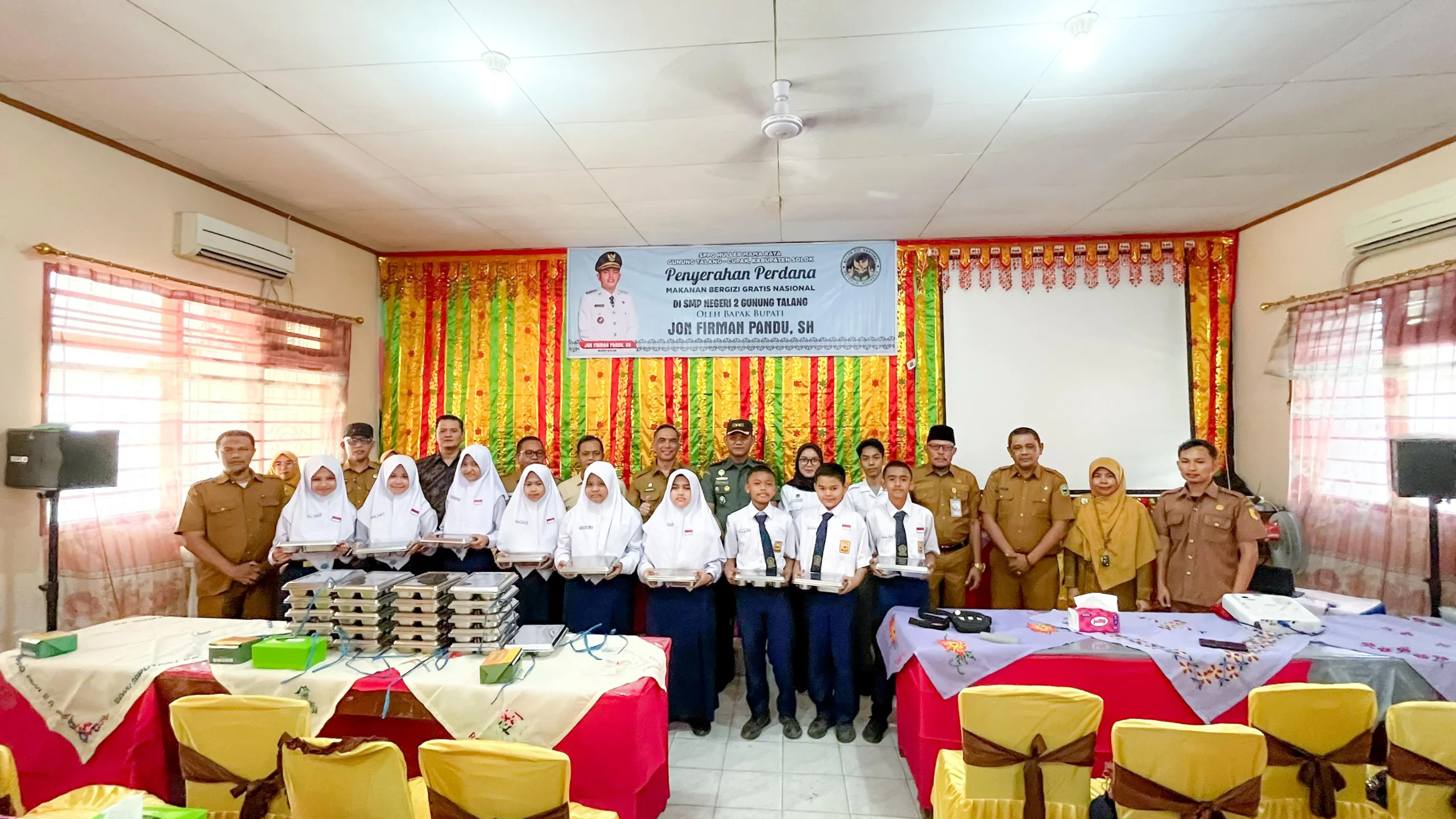 Program MBG Terus Digenjot di Kabupaten Solok, Tingkatkan Gizi anak