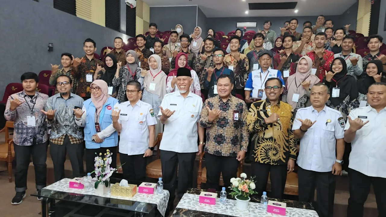 Gubernur Mahyeldi Minta Pemuda Sumbar Harus Jadi Pelopor Indonesia Bebas Korupsi