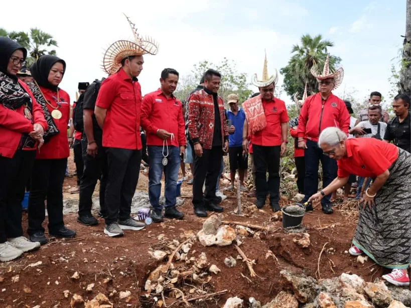 Markas PDIP di Rote Ndao Melengkapi Konsolidasi di Empat Penjuru Terluar Indonesia