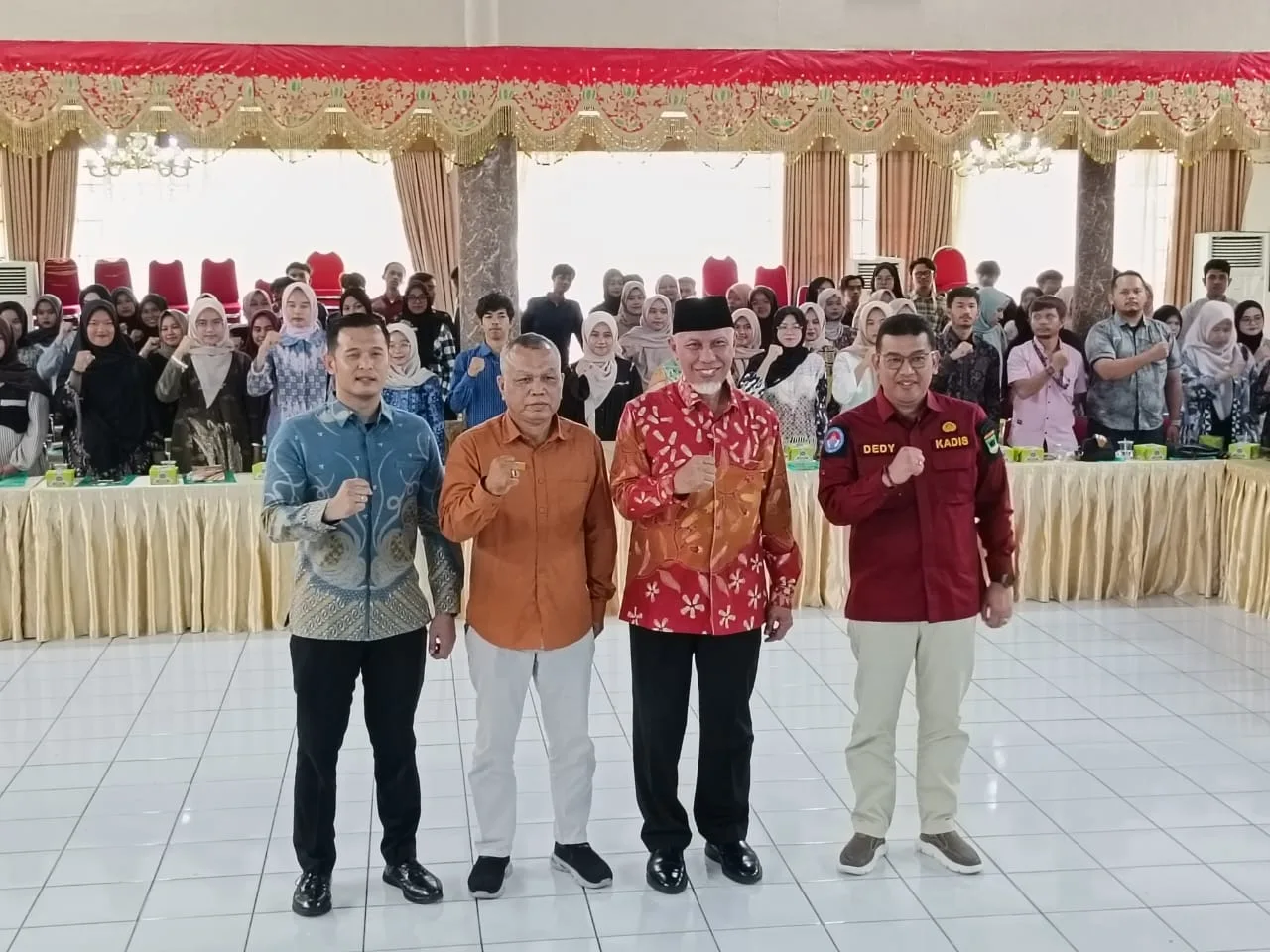 Gubernur Mahyeldi : Wirausaha Muda Adalah Kunci Perubahan Sosial Dalam Pembangunan Ekonomi Bangsa