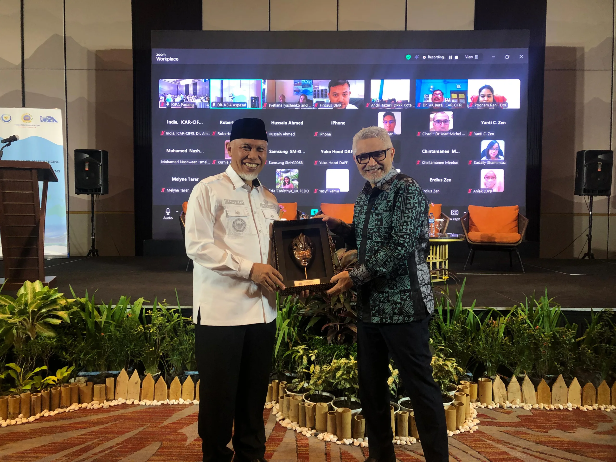 Mahyeldi Buka Workshop IORA, Tegaskan Komitmen Sumbar Perkuat Biosecurity Perikanan