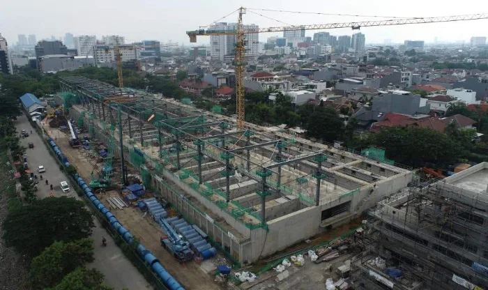 Progres Pembangunan Fasilitas Pengolahan Air Limbah Zona 1 Jakarta Capai 37,21 Persen