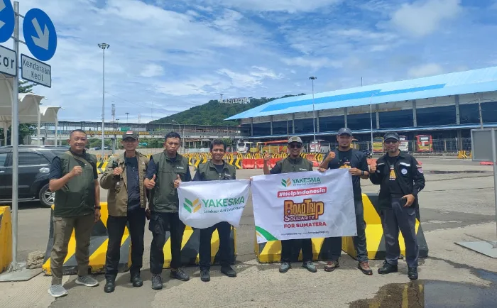 Laznas Yakesma Lepas Tim Program Road Trip Solidarity for Sumatera 2025