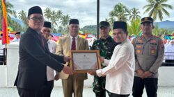 Wabup Candra Pimpin Upacara Hari Amal Bakti Kementerian Agama ke-80 di Kabupaten Solok