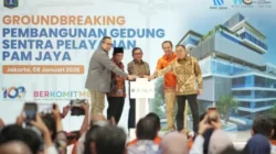 Segera Melantai di Bursa Saham, Gubernur Pramono Resmikan Pembangunan Gedung Sentra Pelayanan PAM Jaya