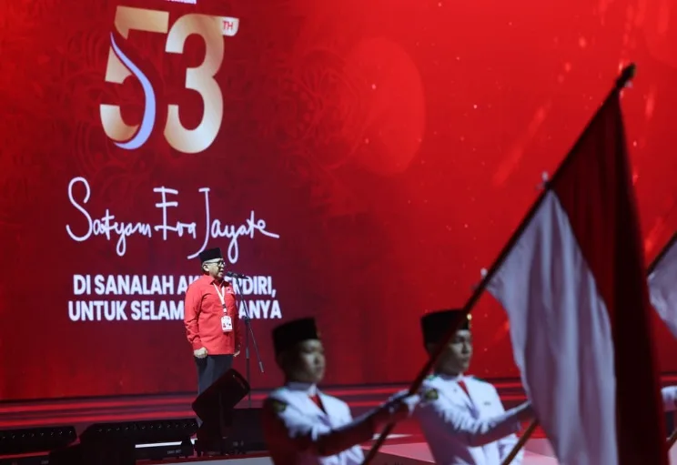Rakernas PDIP Dibuka dengan Hening Cipta untuk Korban Bencana Alam Sumatra
