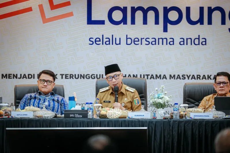 Gubernur Rahmat Mirzani Djausal Dorong Bank Lampung pada Tahun 2026 Lakukan Penguatan Sektor Riil dan Kredit Produktif di Pedesaan 