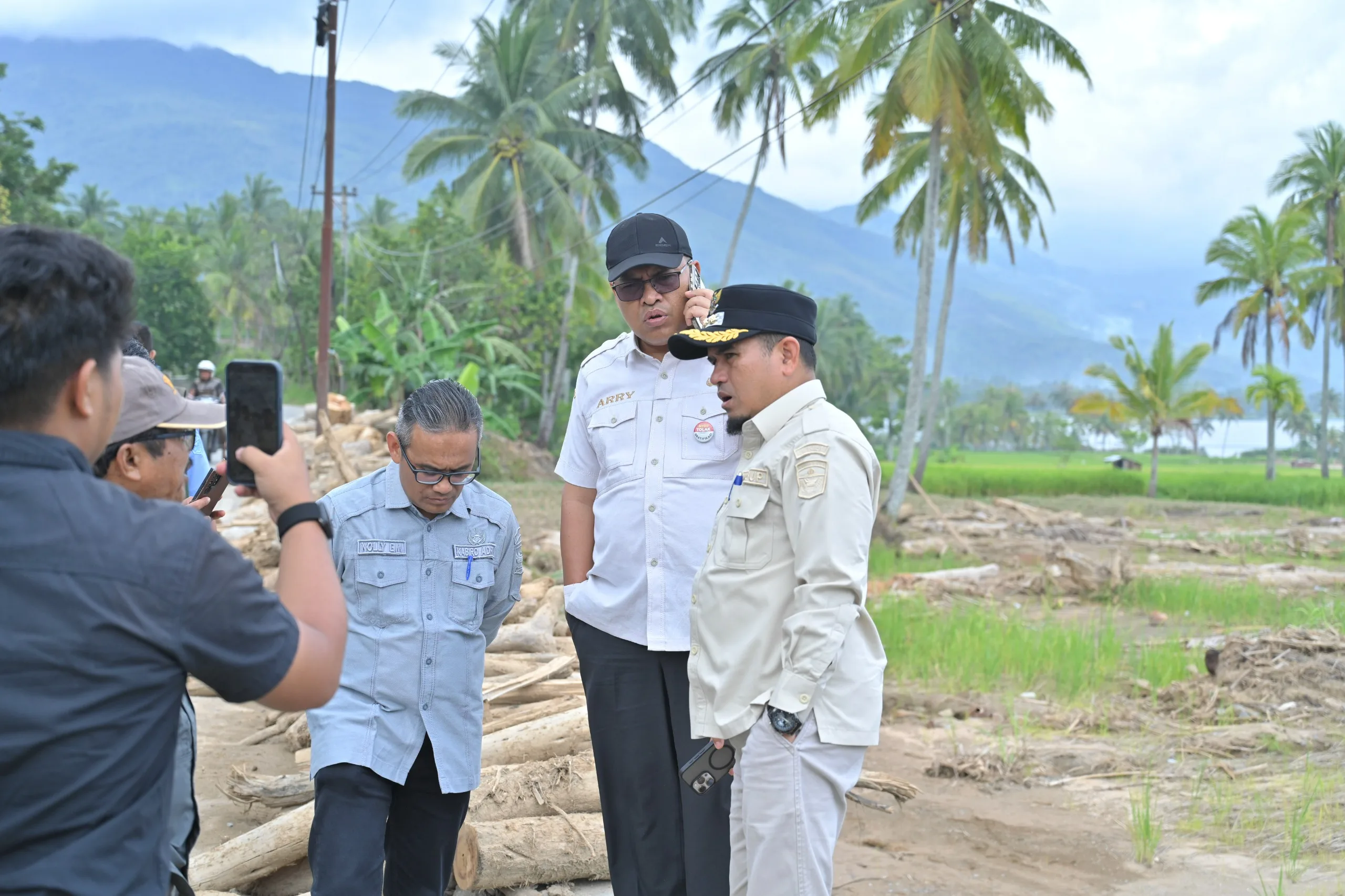 Sekdaprov Sumbar Tinjau Daerah Terdampak Bencana Solok
