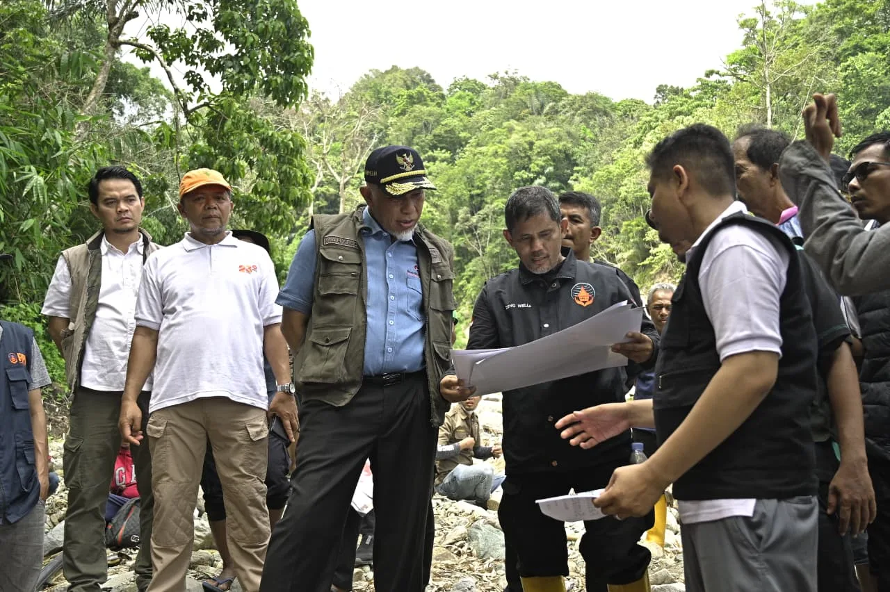 Pemprov Siapkan Anggaran 2 Miliar untuk Pembenahan Saluran Irigasi Banda Gadang Kabupaten Solok