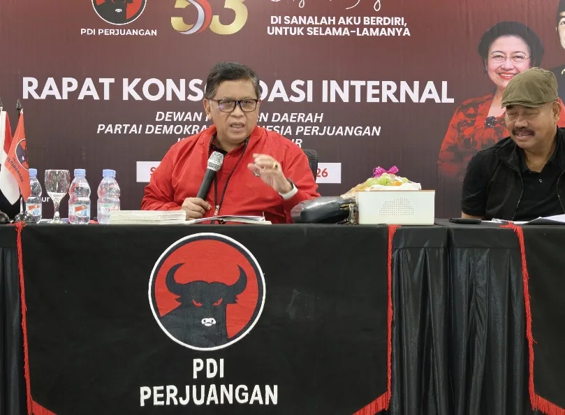 Hasto Kristiyanto Tanamkan Visi Ekologis saat Konsolidasi PDIP Kaltim