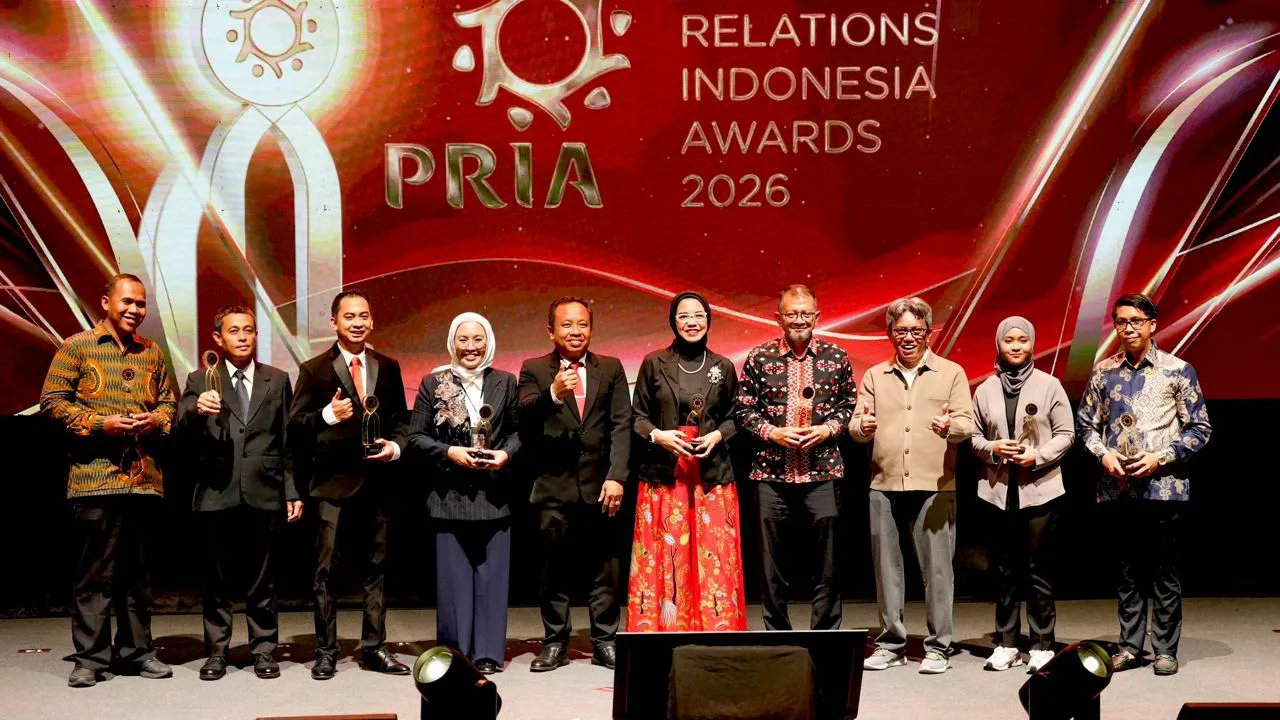 Badan Gizi Nasional Raih Penghargaan Kategori Kanal Digital pada PRIA 2026 di Yogyakarta