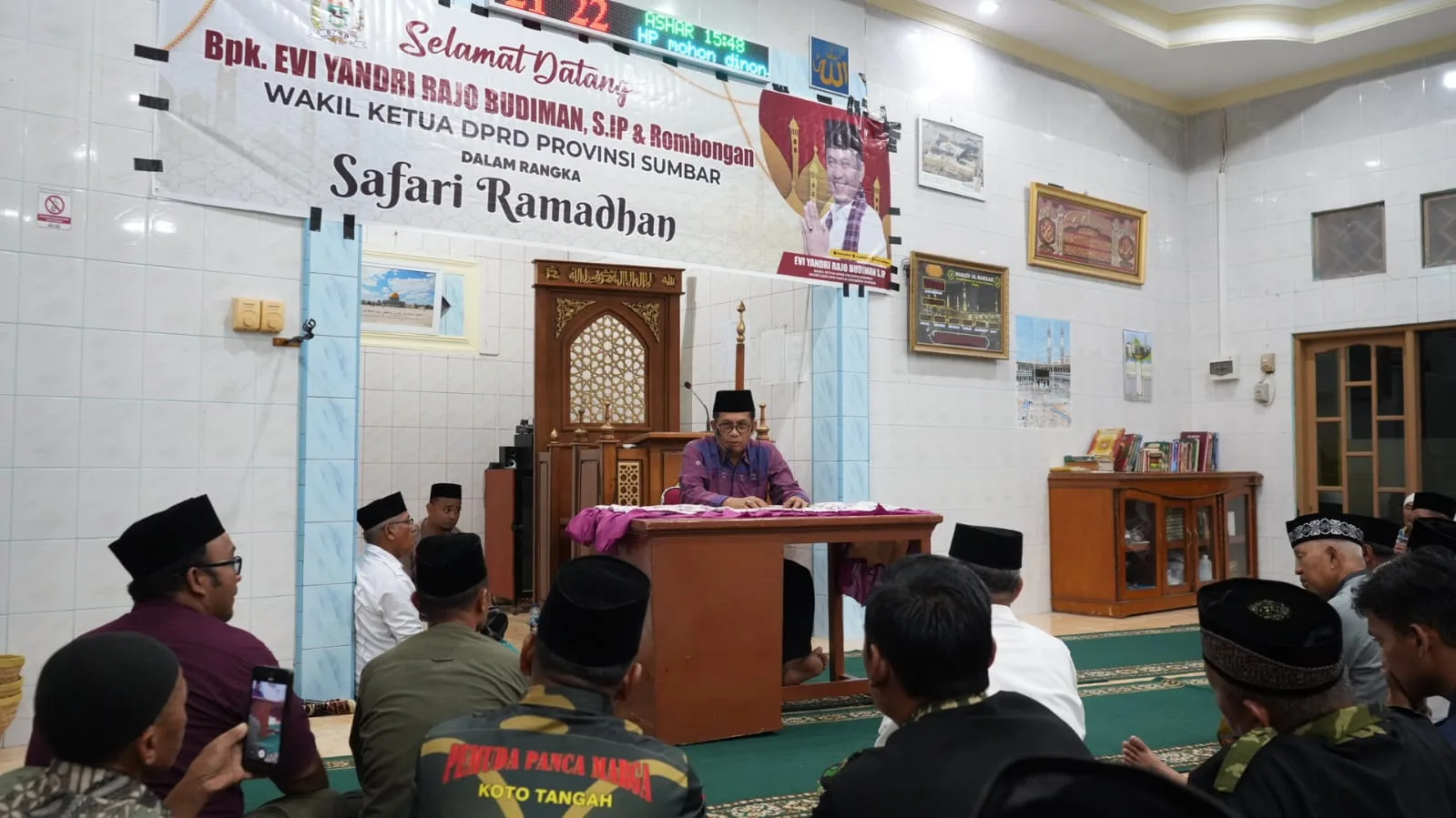Wakil Ketua DPRD Sumbar Ajak Tingkatkan Partisipasi Jamaah Masjid