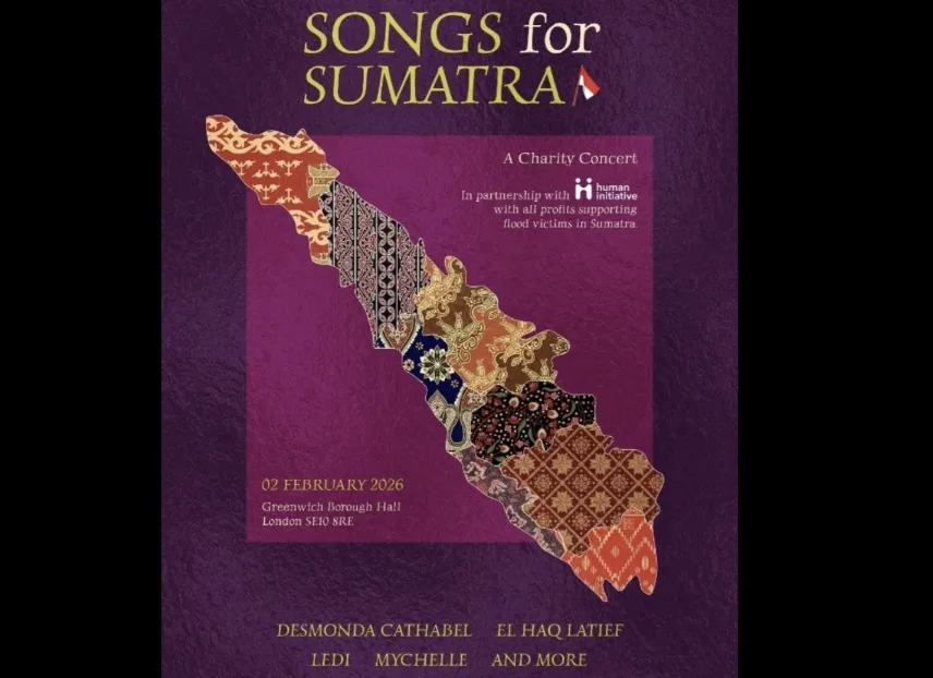 Seniman dan Artis Terkemuka Meriahkan Konser Kemanusiaan “Song For Sumatera” yang Digelar Diaspora Indonesia di London