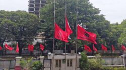 Tetapkan Masa Berkabung atas Wafatnya Try Sutrisno, Seluruh Kantor PDIP Kibarkan Bendera Setengah Tiang