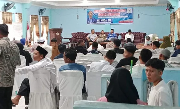 Ali Muda Sosialisasikan Perda Perlindungan Konsumen kepada Masyarakat Pasaman