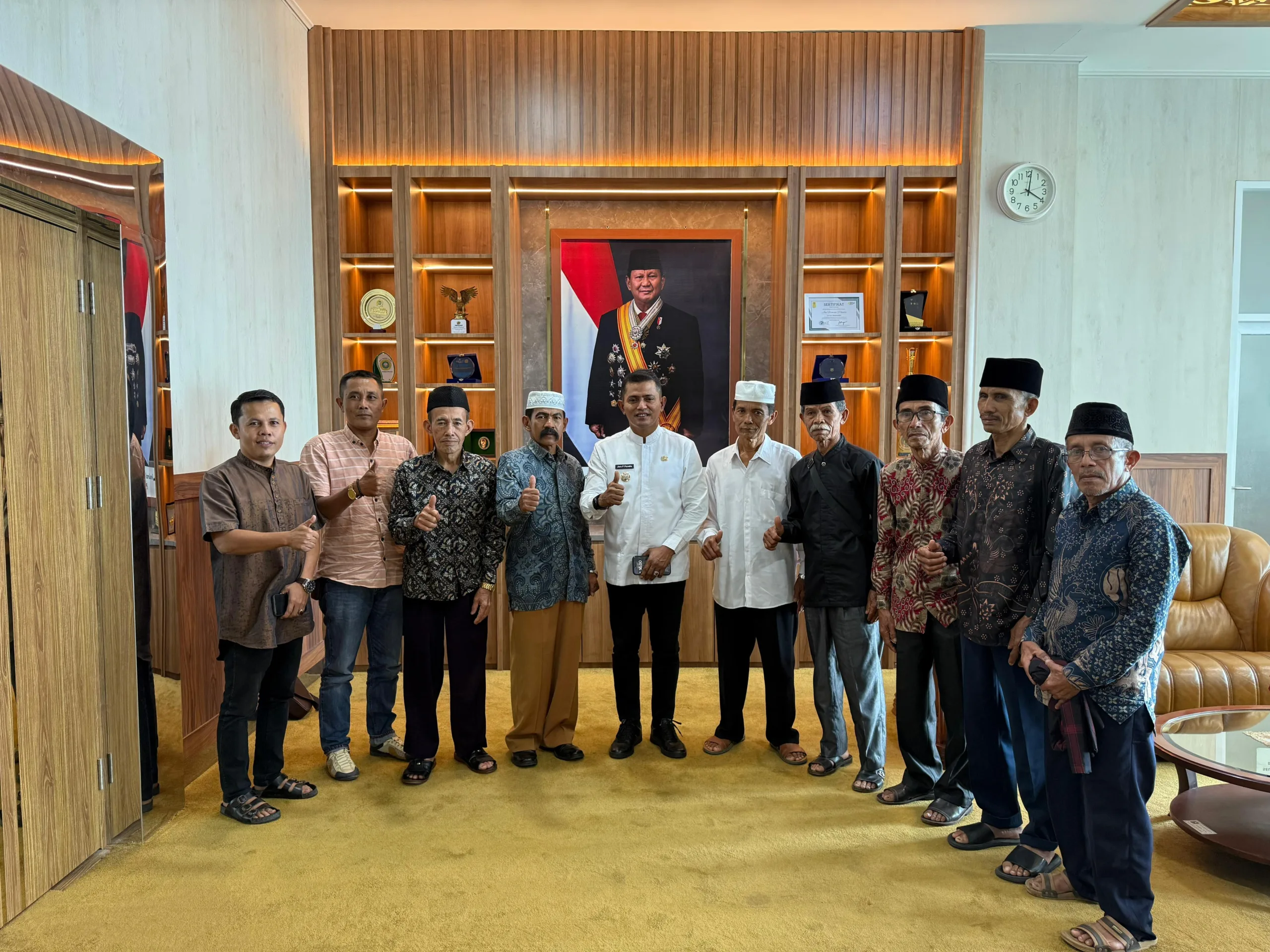 ‎Bupati Solok Terima Kunjungan Ketua KAN Sumiso dan Niniak Mamak