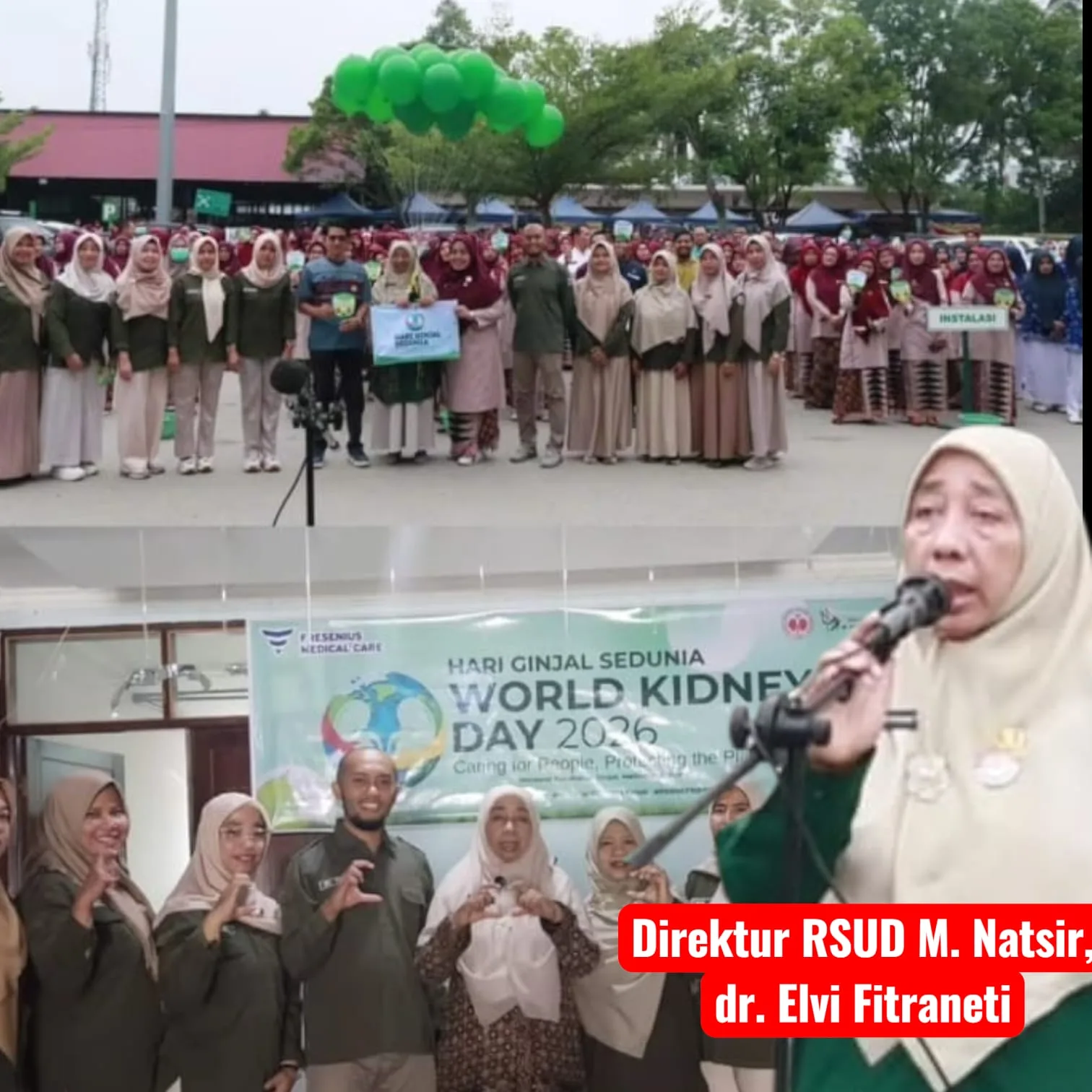 RSUD M. Natsir Solok Peringati Hari Ginjal Sedunia, Dorong Gaya Hidup Sehat dan Kepedulian Lingkungan