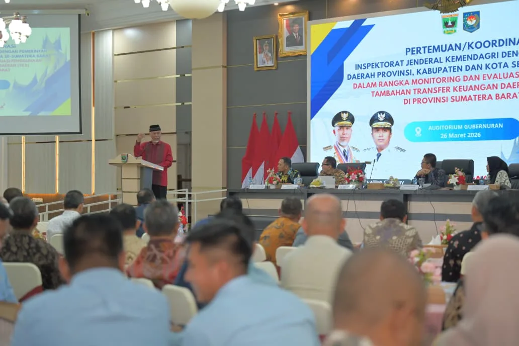 Pemprov Sumbar dan Itjen Kemendagri Gelar Rakor untuk Samakan Persepsi Pemanfaatan TKD