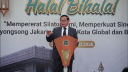 Gubernur Pramono Hadiri Halalbihalal DPRD DKI
