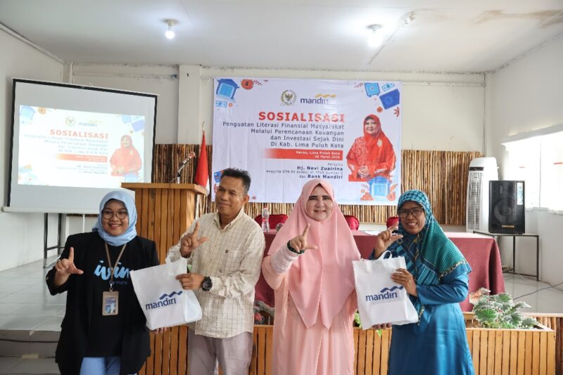 Anggota Komisi VI DPR RI Nevi Zuairina Soroti Kesenjangan Literasi Keuangan, Gandeng Bank Mandiri Edukasi Warga Limapuluh Kota