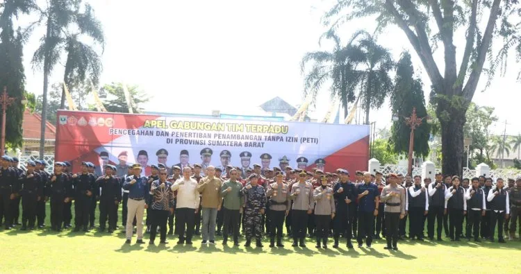 Wakapolda Sumbar Pimpin Apel Penanganan Tambang Ilegal, Tekankan Penertiban dan Edukasi Warga