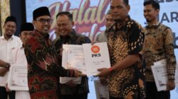 PKS Kabupaten Solok Raih Penghargaan Pasar Tani Terbaik III pada Halalbihalal DPW PKS Sumbar