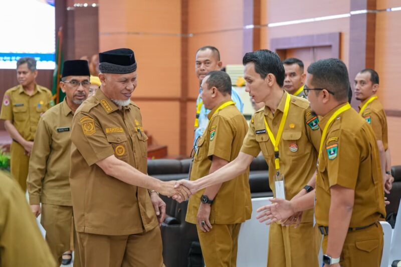 Tingkatkan Kesiapsiagaan Bencana, Gubernur Mahyeldi Buka Pelatihan Penyusunan Rencana Kontingensi Bencana di Sumbar